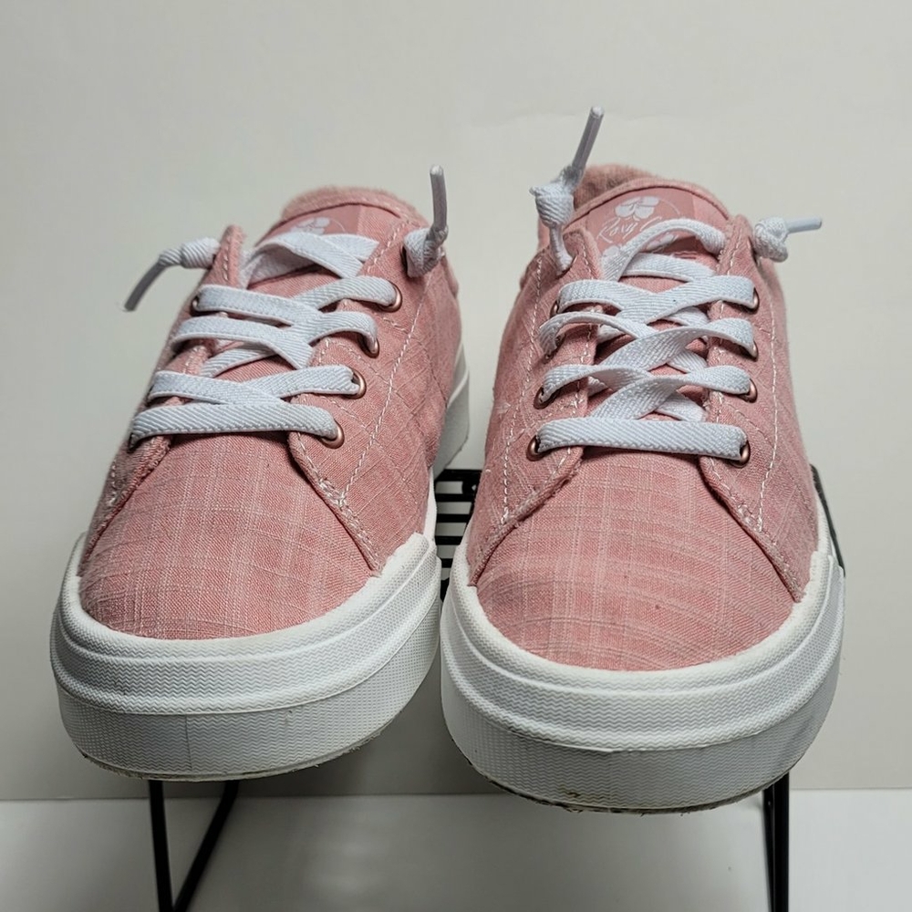 Roxy Woman's Fashion Sneakers Pink Sz 8.5 - Picture 4 of 7